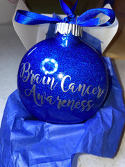 Custom Glitter Ornament