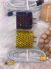 Custom Rhinestone USB Fast Charger
