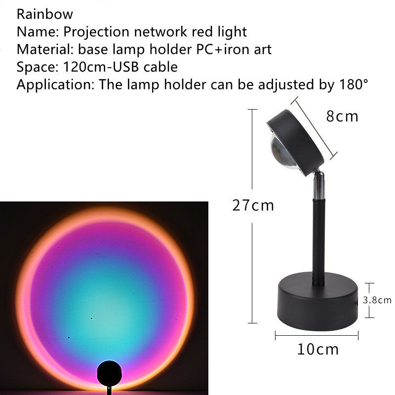 The Sun Never Sets Projection Sunset Atmosphere Light