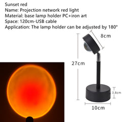 The Sun Never Sets Projection Sunset Atmosphere Light