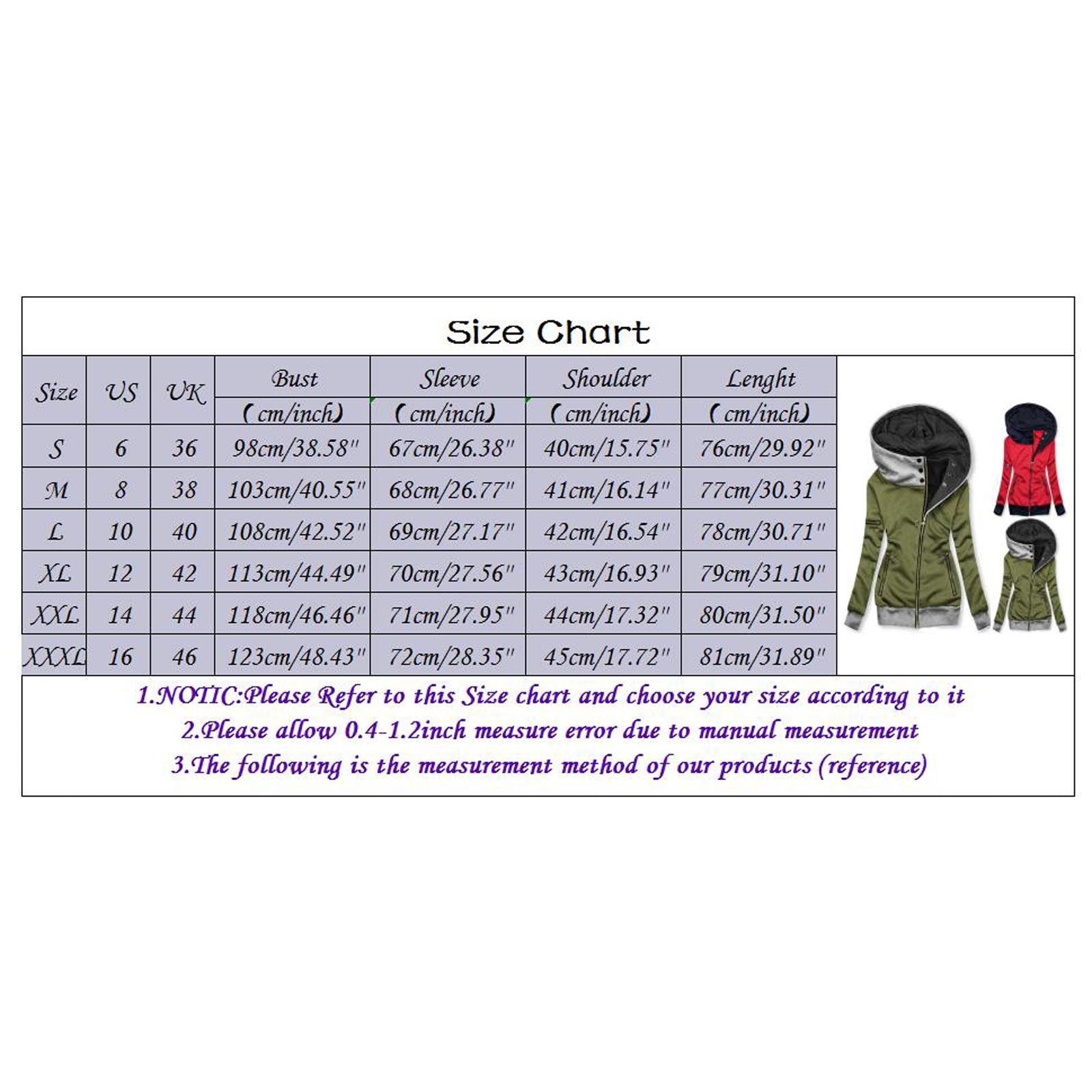 Fashion Women Jacket Casual Warm Overcoat Printed Hooded Turtleneck Zipper Pocket Sweatshirt Jacket No Holes In The Cuffs Floral