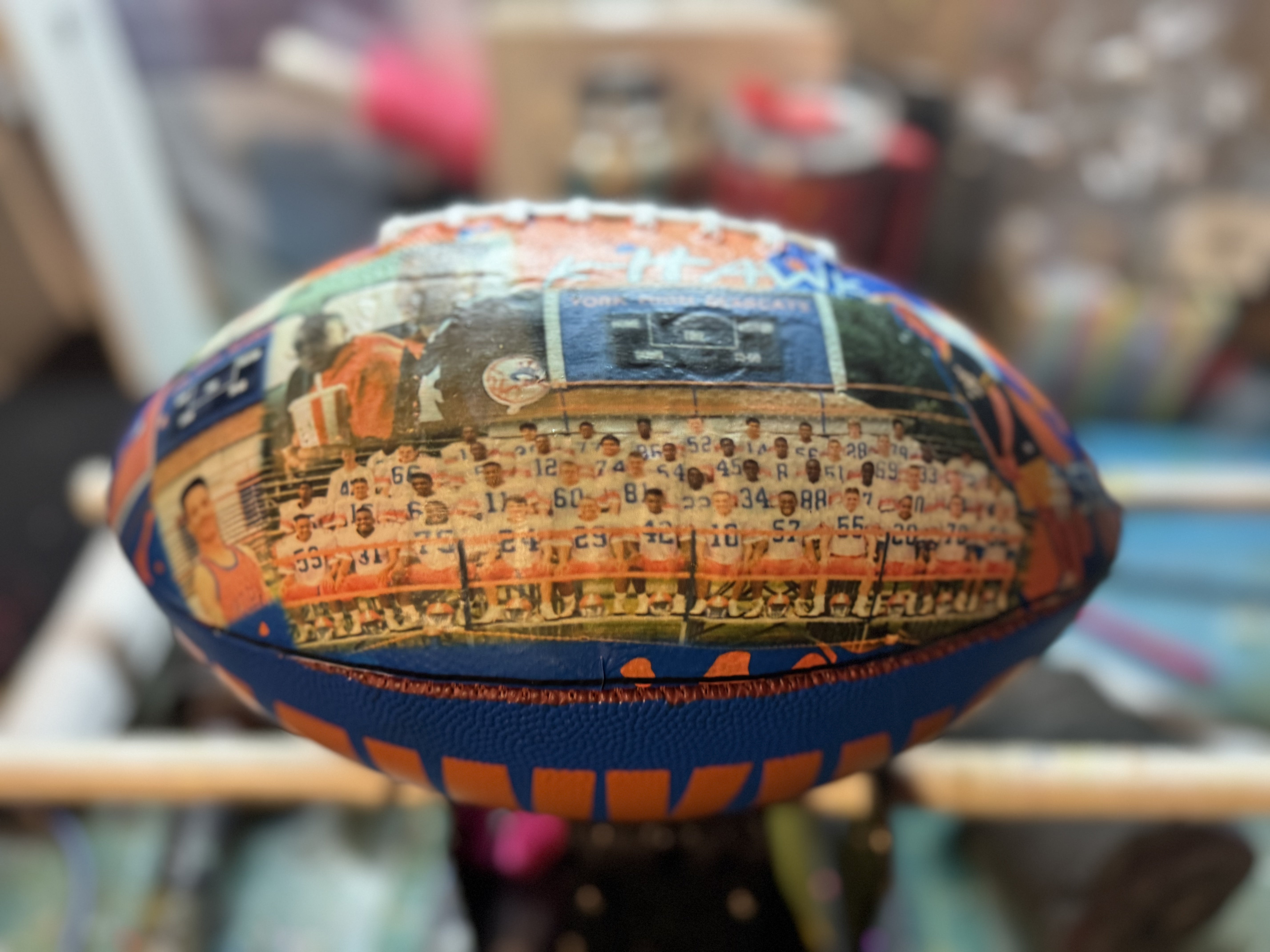 Custom Football with photos