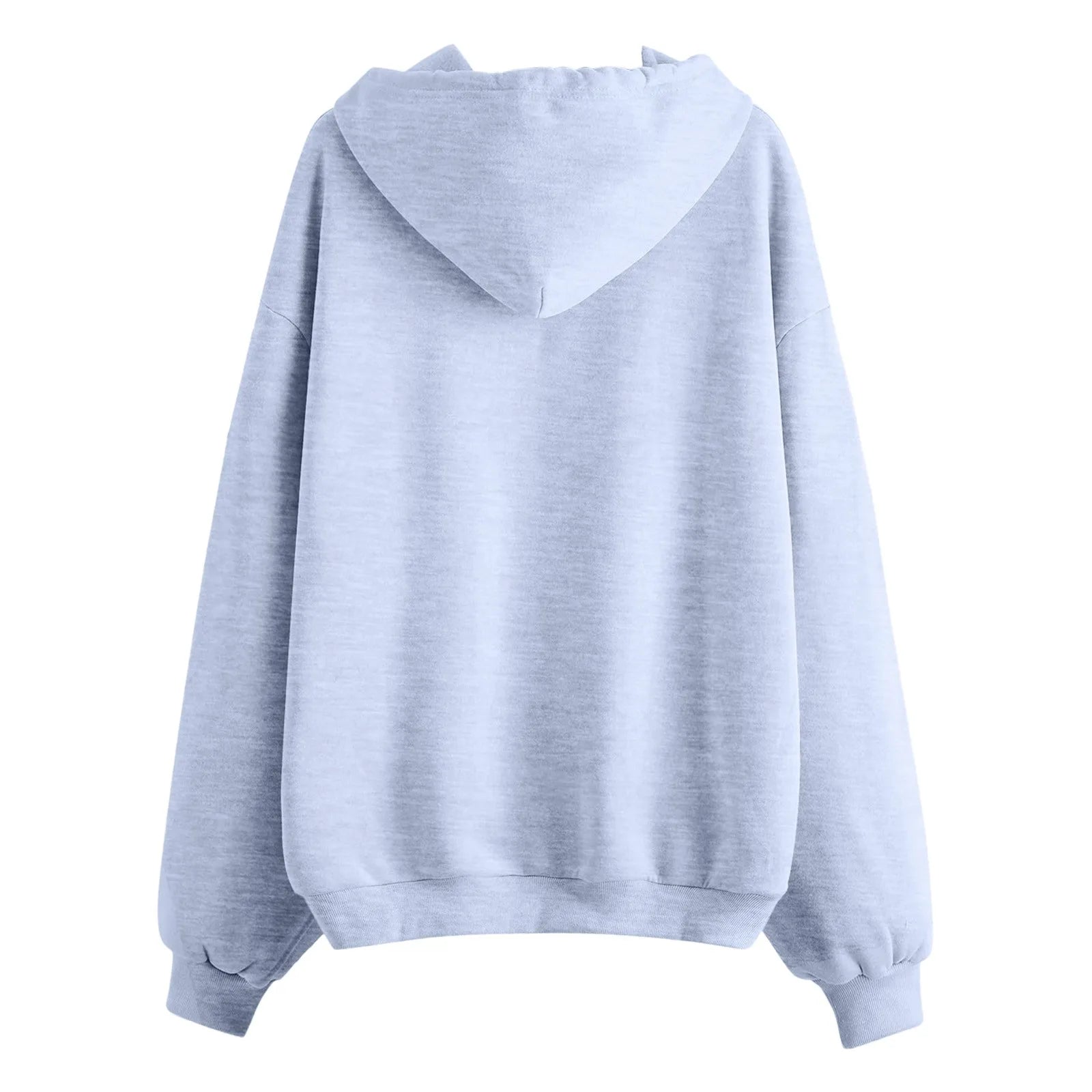 Women'S Casual Loose Cardigan Sweatshirt Solid Color Pocket Peplum Sweater Daily Commuter Street Style Hooded Sweatshirt