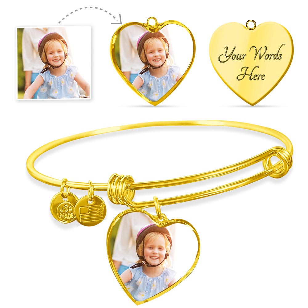 Mother's Day Heart Locket Bracelet